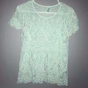 Sheer Lace Shirt